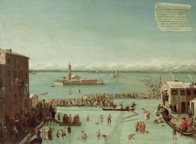 De bevroren lagune door Francesco Battaglioli